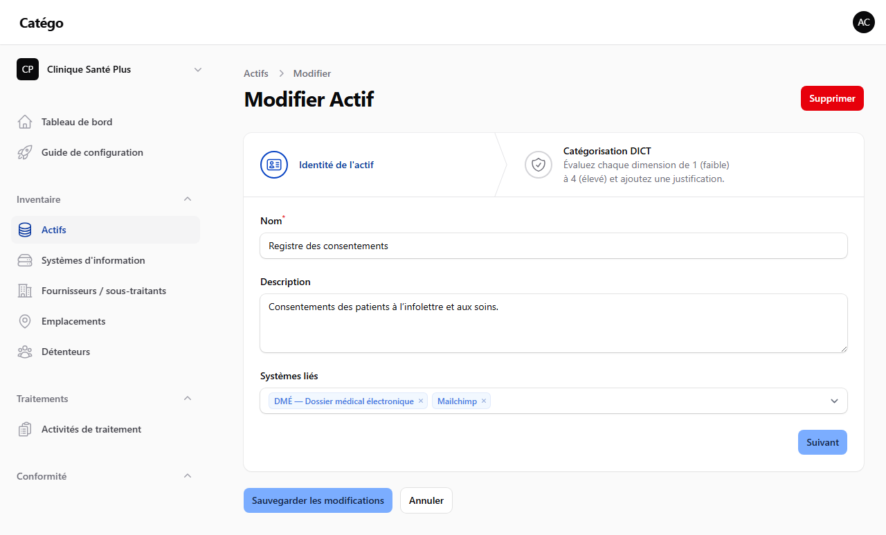 Catégorisation et suggestions assistées par IA dans Catégo